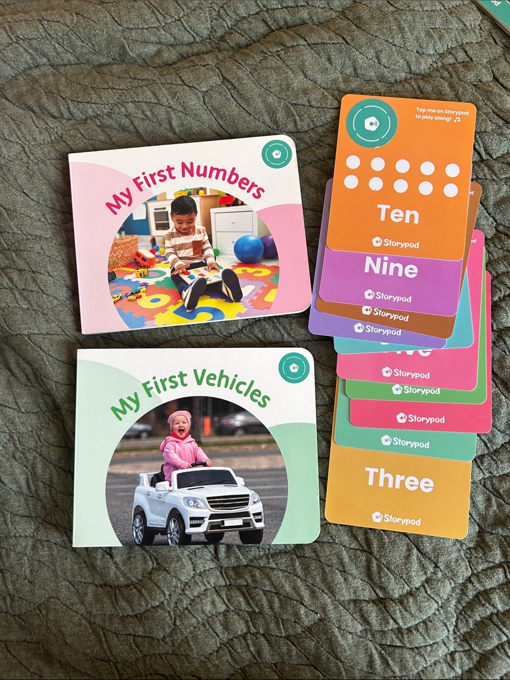 Storypod Board Books & Counting Cards